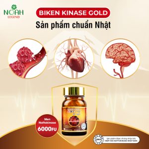 Biken Kinase Gold hỗ trợ giảm mỡ máu hiệu quả