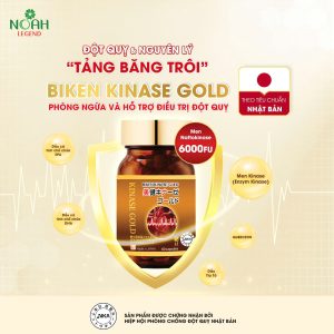 Hình 3: Biken Kinase Gold - Viên uống hỗ trợ và phòng ngừa đột quỵ.