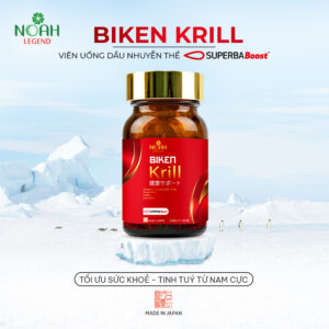 Biken Krill là viên uống dầu nhuyễn thể Superba Boost