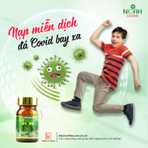 Biken Spirulina EX 29 hỗ trợ cơ thể chống lại các vi khuẩn xâm nhập