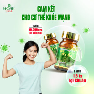 Bổ sung Biken Spirulina EX 29 để tăng sức đề kháng